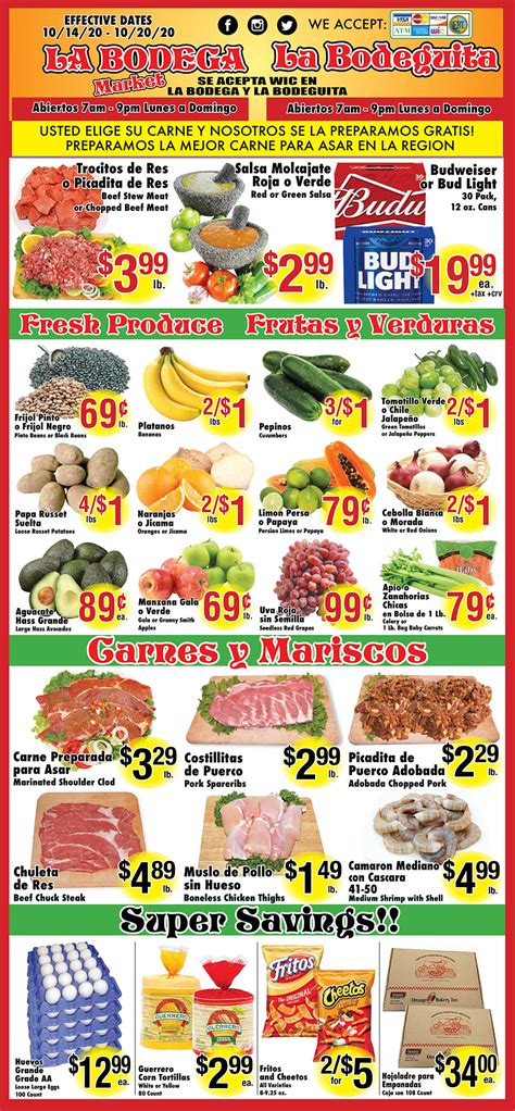 el super escondido weekly ad|Bodega Latina Corp. 